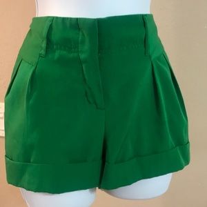 Green shorts